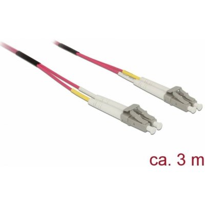 Delock 84642 optický kabel LC / LC Multimode OM4. 3m – Hledejceny.cz
