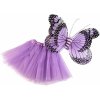 Dětský karnevalový kostým Motýlek fialový