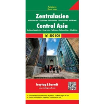Freytag & Berndt Autokarte Zentralasien. Central Asia / Asie Centrale / Asia Centrale