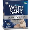 Stelivo pro kočky White Sand Odor Lock Plus 6L