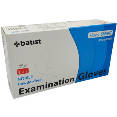 FLOWER SMART nitril nepudrové modré 100ks – Zbozi.Blesk.cz