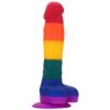 Anální kolík Dream Toys Colourful Love Colourful Dildo 21,5 cm