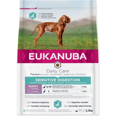 Eukanuba Daily Care Sensitive Digestion 2,5 kg – Hledejceny.cz