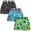 Dětské spodní prádlo Styx art 3pack dětské trenky sportovní guma (3BJ15782) vícebarevné