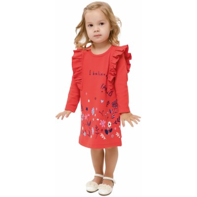 Winkiki Kids Wear dívčí šaty Fairies červená – Hledejceny.cz