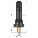 TR420 gumový TPMS ventil | Zboží Auto