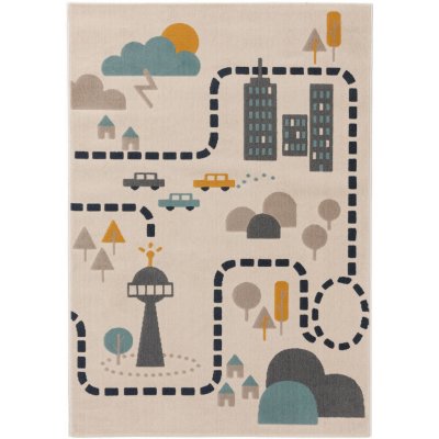 Divio Kids Rugs KRJU01 JUNO Beige – Zboží Mobilmania