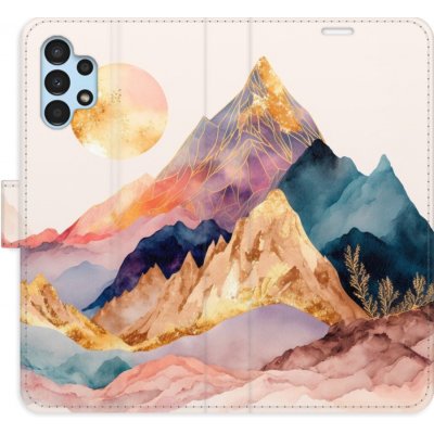 Pouzdro iSaprio Flip s kapsičkami na karty - Beautiful Mountains Samsung Galaxy A13 / A13 5G – Zboží Mobilmania