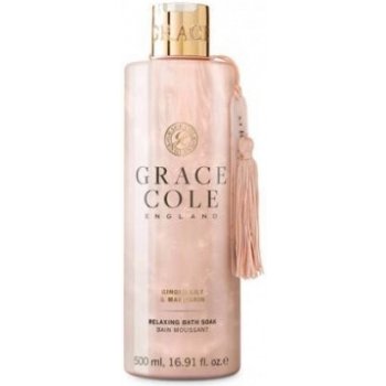 Grace Cole Boutique Vanilla Blush & Peony relaxační pěna do koupele 500 ml