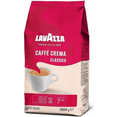 Lavazza Caffè Crema Classico, zrnková káva, 1000g