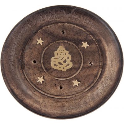 Mani Bhadra Stojánek na vonné tyčinky talířek antik Ganesh 10 cm – Hledejceny.cz