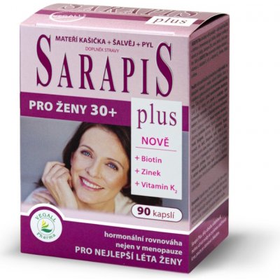 Sarapis plus pro ženy 30+ 90 kapslí – Sleviste.cz