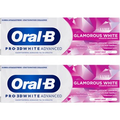 Oral B 3D White Luxe Perfection bělicí Cool Peppermint 75 ml – Hledejceny.cz