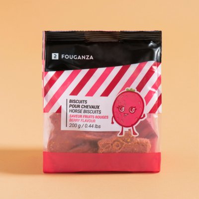 Fouganza Suchary Fougacrunch pro koně a poníky s příchutí lesních plodů 0,2 kg – Zboží Dáma