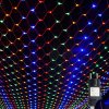 Vánoční osvětlení Jiubiaz LED světla String Světla Vánoční osvětlení Záclona Vnitřní venkovní Deco Vánoční osvětlení 8 Modes IP44 RGB 2x2M