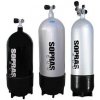 Potápěčské lahve SOPRAS láhev 15 l s botkou (ventil) s řadovým dvojventilem