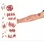 TETOVÁNÍ NA TĚLO A OBLIČEJ DÉMON JIZVA – Hledejceny.cz