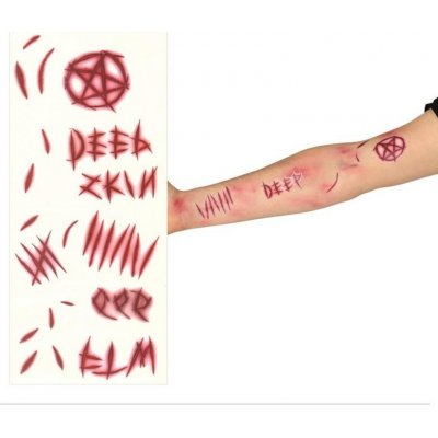 TETOVÁNÍ NA TĚLO A OBLIČEJ DÉMON JIZVA – Hledejceny.cz