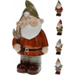 PROGARDEN Zahradní trpaslík porcelán 27 cm modrá čepice KO-252214150modr – Zbozi.Blesk.cz