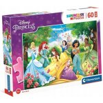 CLEMENTONI Disney princezny MAXI 60 dílků – Sleviste.cz