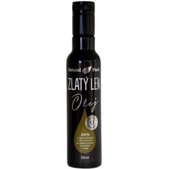 Natural Pack lněný olej zlatý 250 ml