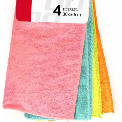 AMiO Cwash-02 Sada utěrek z mikrovlákna 30 x 30 cm 4 ks – Zbozi.Blesk.cz