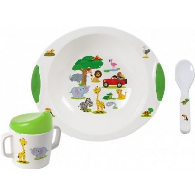 Brunner Jungle Baby 6M+ Jídelní sada pro děti – Zbozi.Blesk.cz