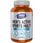 Now Foods Men's Active Sports multivitamin pro muže 180 kapslí – Hledejceny.cz