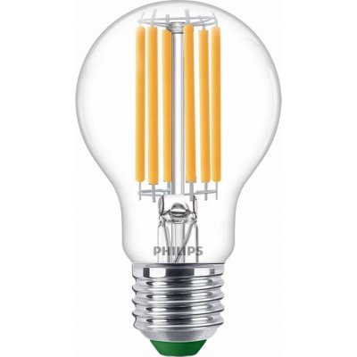 Philips LED žárovka LED E27 A60 5.2W = 75W 1095lm 2700K Teplá bílá Filament Ultra Efficient PHSUE0025 – Zboží Mobilmania