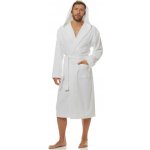 L&L župan pánský 2104 dlouhý s kapucí bílá – Zboží Mobilmania