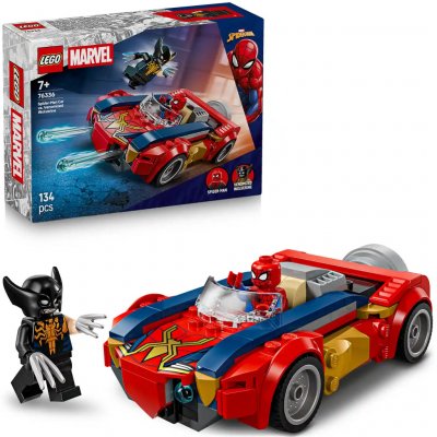LEGO® Super Heroes 76336 Spider-Man a auto vs. venomizovaný Wolverine – Hledejceny.cz