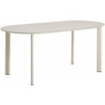 Kave Home zahradní jídelní stůl Erice 180 x 90 cm se skleněnou deskou Krémový – Hledejceny.cz