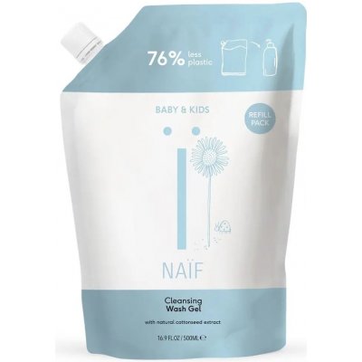 Naïf Čisticí a mycí gel pro děti a miminka náhradní náplň 500 ml