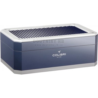 Humidor Colibri Rally - Navy/stříbrný – Hledejceny.cz