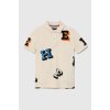 Dětské tričko Tommy Hilfiger Dětská bavlněná polokošile béžová