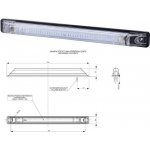 Svítilna poziční 12v/24v 0,5/1w led bílá, kabel 0,25m 0037928_A, , , – Hledejceny.cz