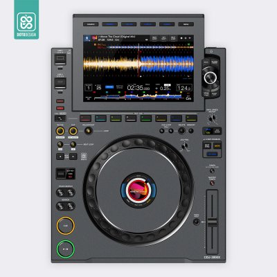 Doto Design Skin CDJ 3000X FULL COLORS Graphite Grey – Zboží Živě