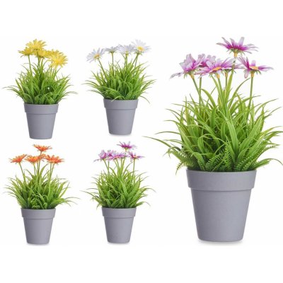 Ibergarden Umělé sedmikrásky různé druhy v květináči 86832 – Sleviste.cz