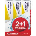 Additiva sada multivitamin 2+1 mandarinka šumivé tablety 3 x 20 ks – Hledejceny.cz