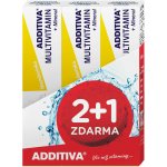 Additiva sada Multivitamin 2+1 mandarinka šumivé tablety 3 x 20 ks – Hledejceny.cz