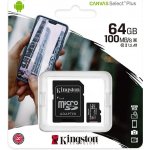 Kingston microSDXC 64 GB SDCG3/64GB – Zboží Mobilmania