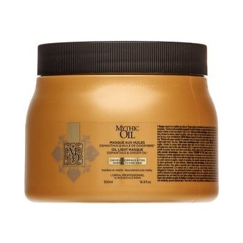 L'Oréal Mythic Oil Aux Huiles Mask - Lehká olejová maska pro normální až jemné vlasy 500 ml