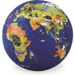 Crocodile Creek Míč 13 cm Svět Play Ball World – Hledejceny.cz