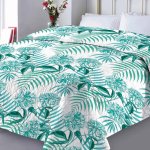 Xpose přehoz na postel AMAZING tyrkysový 220 x 240 cm – Zboží Dáma