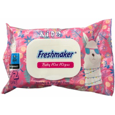 Freshmaker KIDS dětské vlhčené ubrousky s víčkem 72 ks Lama – Hledejceny.cz