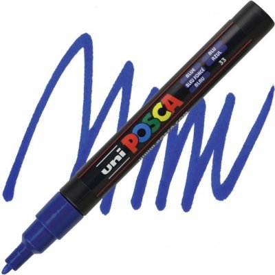 Posca PC-3M 0,9 1,3 mm Blue 33 – Zboží Mobilmania