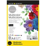 SIMPLY Multicolour Barevný skicovací blok 21 listů A4 – Zboží Dáma