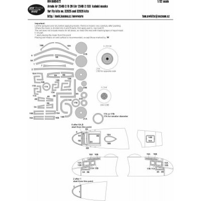 1:32 Mask Ar-234B-2/B-2N / Ar-234B-2/S3 (FLY) – Hledejceny.cz