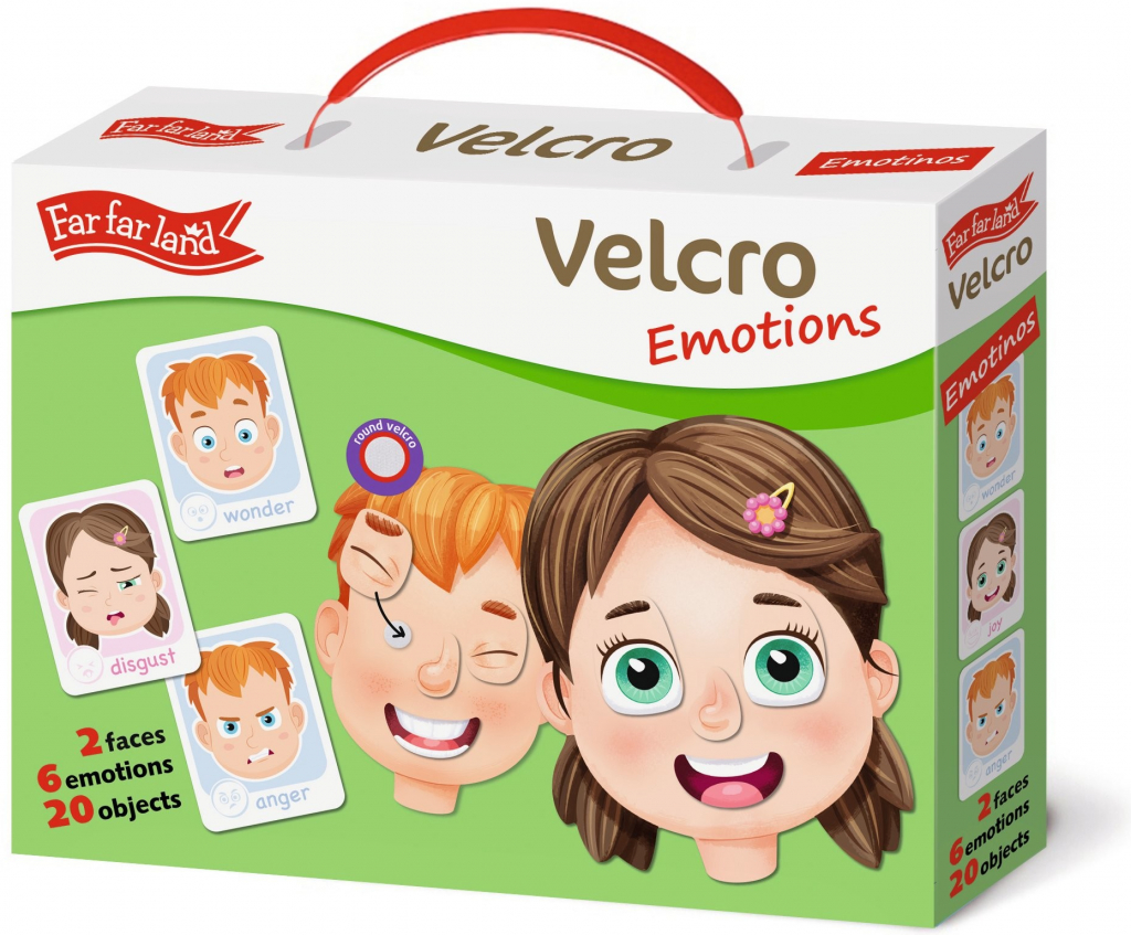PEXI Velcro skládačky Emoce Emotions
