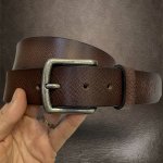 Kožený pásek s vlastním MONOGRAMEM – Zboží Mobilmania